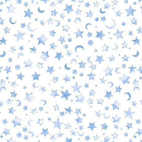 Lil' Wizards-Moon & Stars Blue 2600-30555-B