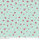 Little Ladybug-Mini Flowers Blue C18033-BLUE