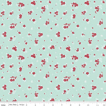 Little Ladybug-Mini Flowers Blue C18033-BLUE