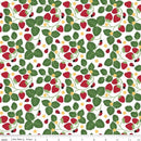 Little Ladybug-Strawberries White C18031-WHITE