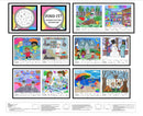 Little Library-35" Panel Find It! Hidden Picture Adventure Multi 4902BP-01