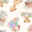 Little Ones-Baby Animals Toss Cream 2600-31722-E