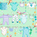 Little Ones-Baby Clothesline Lt Green 2600-31723-H