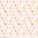 Little Posies-Diamonds Orange C18321-ORANGE