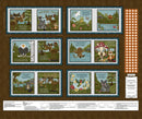 Little Readers-36" Book Panel From Moose to Mouse Brown 2721BP-38