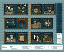 Little Readers-36" Book Panel Under the Night Sky Navy 2723BP-77