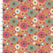 Living Wild-Geo Floral Coral 23607-CRL