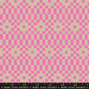 Lofi Linens - Bitmapped Geometrics Neon Pink RS1136-25CL