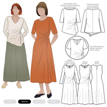 Lumi Knit Top & Dress Pattern Size 10-22