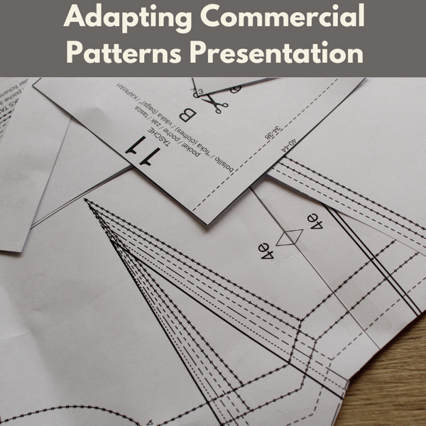 Adapting Commercial Patterns Presentation* Sat 03/15 10:00am-11:00am