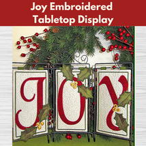 Joy Embroidered Tabletop Display* Tues 11/12 9:30am-12:30pm