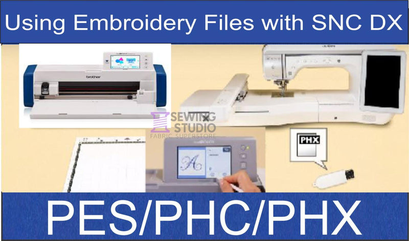 Master PES Embroidery Files with Your SNC Mon 06/02 9:30am-12:30pm