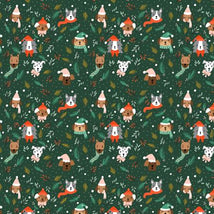 Merry Pawmas-Barkmas Tree Hunter Metallic DG202-HU2M
