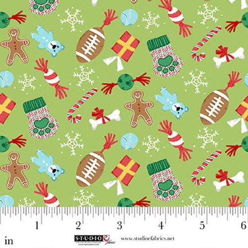 Merry Woof-Mas-Lime 8355-64