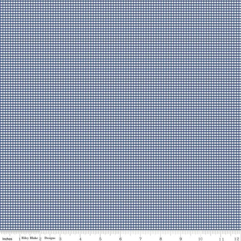 Micro Gingham-Denim C455-DENIM