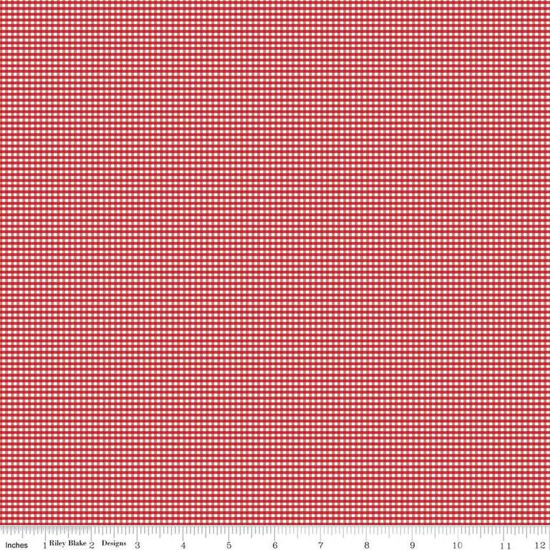 Micro Gingham-Jazzberry C455-JAZZBERRY