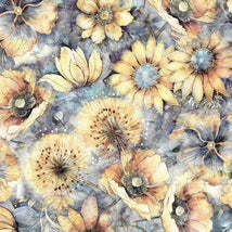 Midnight Blooms-Packed FloralGray 2600-30616-K