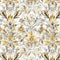 Midnight Blooms-Watercolor Brocade Gray 2600-30620-K