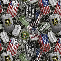 Military Dogtags Army 1254A-X