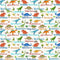 Mini Dinosaurs & Names-Cream DINO-CD3847-CREAM