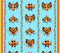 Monarch Dance Wide Stripe 36" Panel 32008E-BLUE