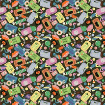 Monster Block Party-Admit One: Bone Appetit! Fabric MA102-BA3