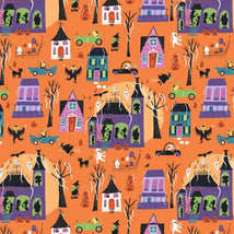 Monster Block Party-Block Party: Boo-Tiful Halloween Fabric MA100-BH2