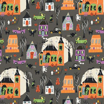 Monster Block Party-Block Party: Live Laugh Scare Fabric MA100-LL3