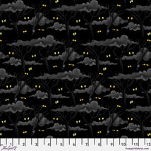 Moonlit Mischief-Eerie Night Forest Black PWMY049.BLACK