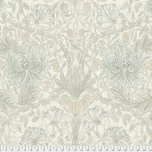 Morris & Co-Pure Honeysuckle & Tulip Ivory PWWM032.IVORY