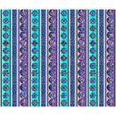 Mosaic Blooms - Stained Glass Floral Border Stripe - Multi 2600-31484-X