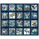 Mountain Splendor - 36" Lodge Animal Picture Patches - Dk Navy 2600-31581-N