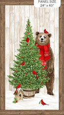 Beary Merry Christmas-25" PanelWhite/Multi 27056-10