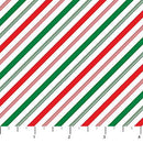 Letters To Santa-Diagonal Stripe White/Multi 27134-10