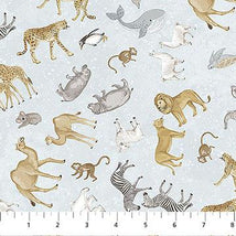 Two By Two-Small Animal Toss Pale Blue/Multi 28713-41
