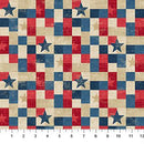 American Heartland-Patchwork Beige/Multi 28731-12