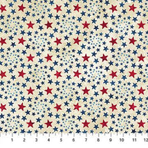 Stars & Stripes 14-Pinwheel Stars Beige/Multi 29048-12