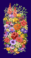 Butterfly Boutique-24" Panel Indigo/Multi 8608P-77