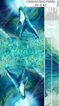 Deep Blue-25" Bag Panel Dk Blue/Multi C28130-48