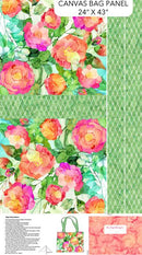 Veranda-25" Bag Panel White/Multi C28396-10