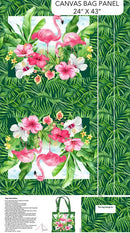 Coastal Breeze-25" Bag Panel Dark Green/Multi C28566-78