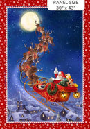 Twas The Night Before Christmas-31" Panel Indigo/Multi DP27020-48