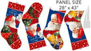 Twas The Night Before Christmas-25" Stocking Panel Indigo/Multi DP27022-48