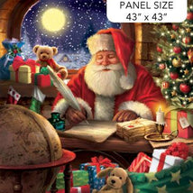 Letters To Santa-44" Panel Blue/Multi DP27125-44