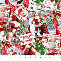 Letters To Santa-Postcards Red/Multi DP27127-24