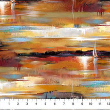 Tranquil Tides-Sail Boats Ochre/Multi DP27614-55