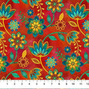 Boho Blooms-Small Trail Red/Multi DP27778-24