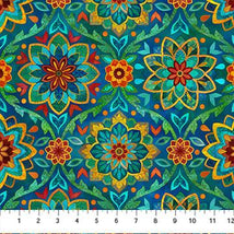 Boho Blooms-Medallions Navy/Multi DP27779-48