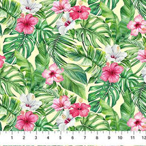 Coastal Breeze-Hibiscus Yellow /Multi DP28558-52