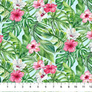 Coastal Breeze-Hibiscus Turquoise/Multi DP28558-62